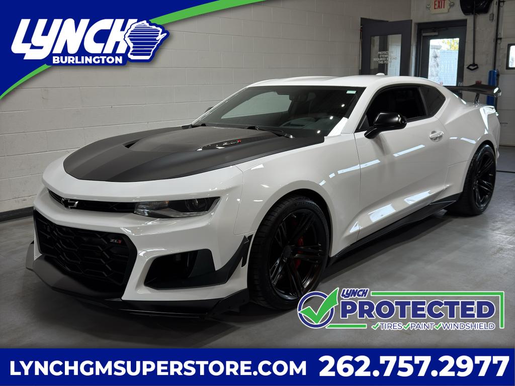 Summit White 2023 Chevrolet Camaro ZL1 Coupe RWD Coupe Rear-Wheel Drive Automatic