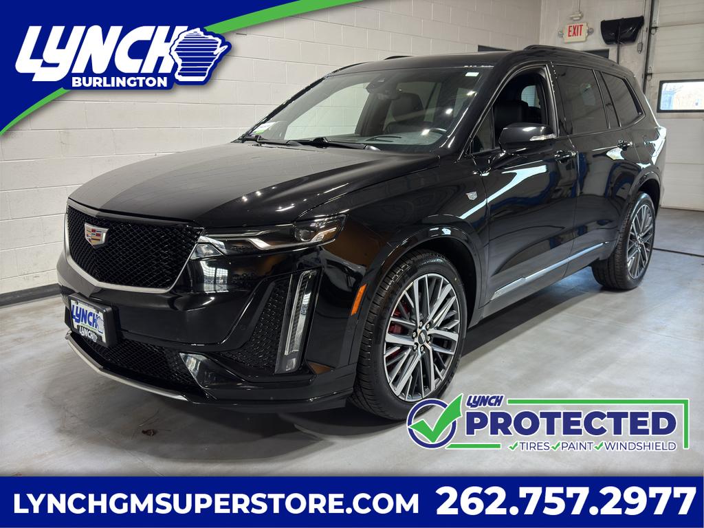 Stellar Black Metallic 2024 Cadillac XT6 Sport AWD SUV / Crossover Four-Wheel Drive 9-Speed Automatic
