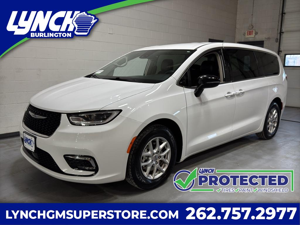 Bright White Clearcoat 2024 Chrysler Pacifica Touring L FWD Minivan Front-Wheel Drive 9-Speed Automatic