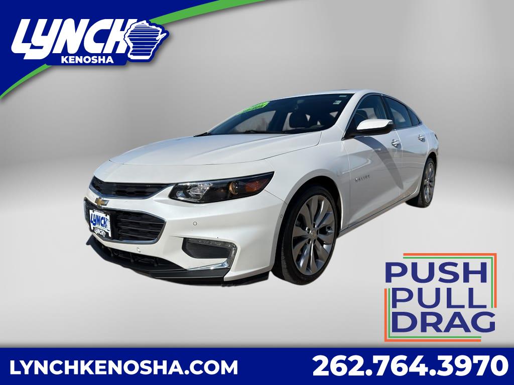White (Iridescent Pearl Tricoat) 2018 Chevrolet Malibu Premier FWD Sedan Front-Wheel Drive 9-Speed Automatic