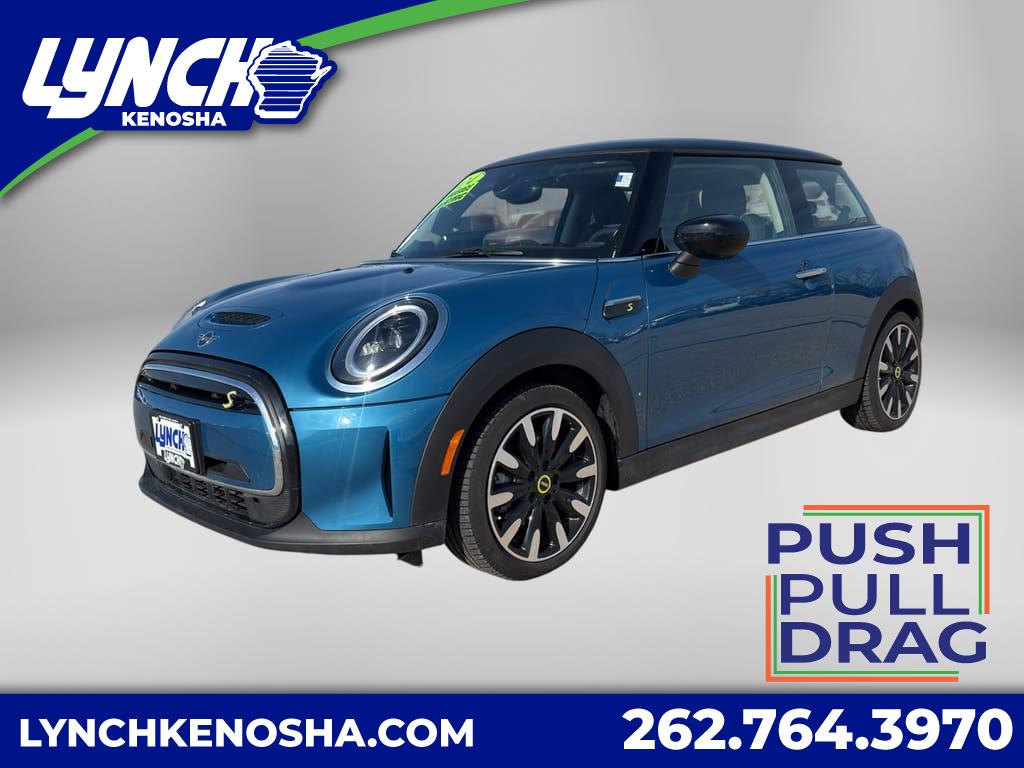 Island Blue Metallic 2024 MINI Cooper SE 2-Door Hatchback FWD Hatchback Front-Wheel Drive Automatic