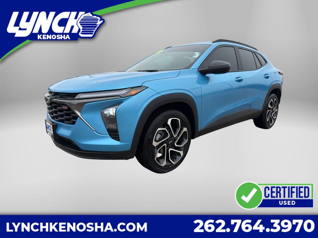 MARINA BLUE METALLIC 2025 Chevrolet Trax RS with 2RS FWD SUV / Crossover Front-Wheel Drive 6-Speed Automatic