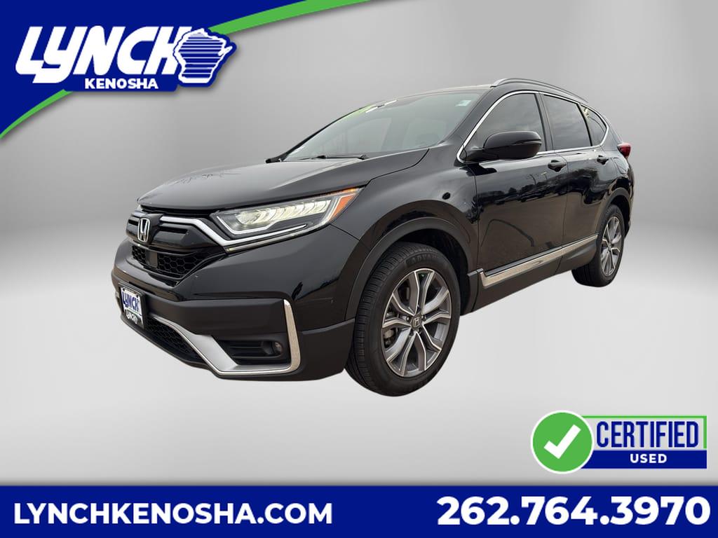 Crystal Black Pearl 2021 Honda CR-V Touring AWD SUV / Crossover All-Wheel Drive Continuously Variable Transmission