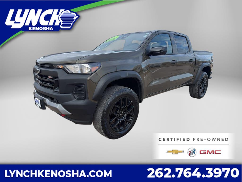 Harvest Bronze Metallic 2023 Chevrolet Colorado Trail Boss Crew Cab 4WD Pickup Truck Four-Wheel Drive 8-Speed Automatic