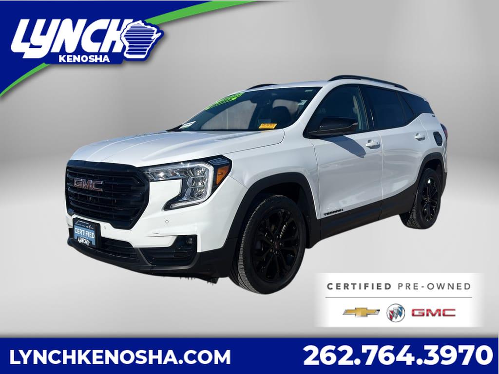 Summit White 2022 GMC Terrain SLT AWD SUV / Crossover All-Wheel Drive 9-Speed Automatic