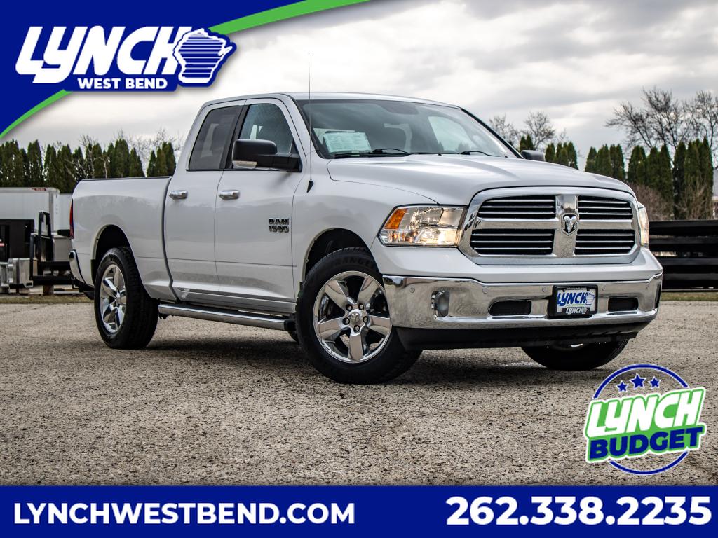 Bright White Clearcoat 2016 RAM 1500 Big Horn Quad Cab 4WD Pickup Truck Four-Wheel Drive 8-Speed Automatic