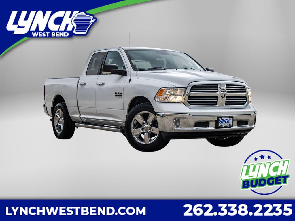 Bright White Clearcoat 2016 RAM 1500 Big Horn Quad Cab 4WD Pickup Truck Four-Wheel Drive 8-Speed Automatic
