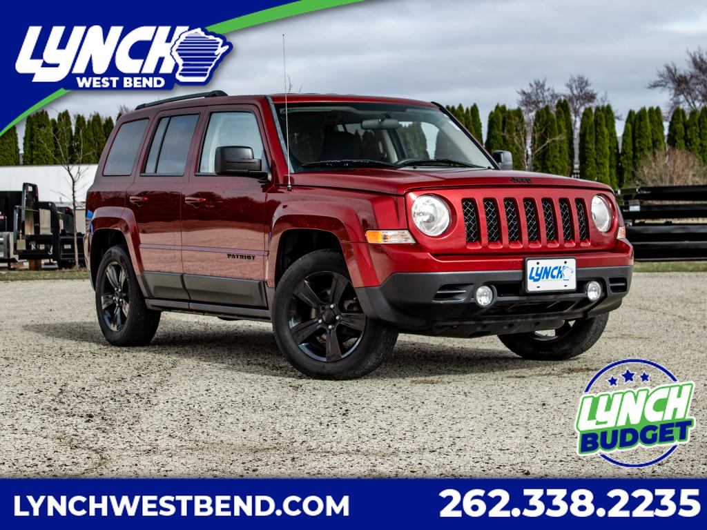 Deep Cherry Red Crystal Pearlcoat 2015 Jeep Patriot Altitude Edition SUV / Crossover Front-Wheel Drive Continuously Variable Transmission