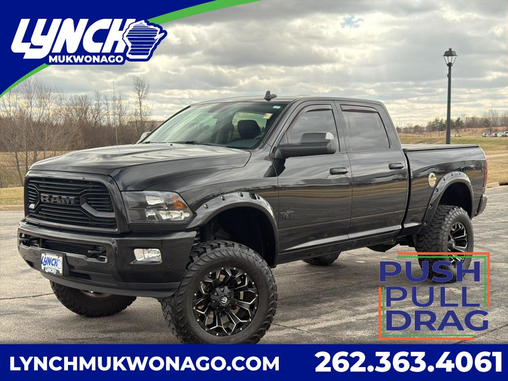 Brilliant Black Crystal Pearlcoat 2018 RAM 2500 Pickup Truck Four-Wheel Drive 6-Speed Automatic