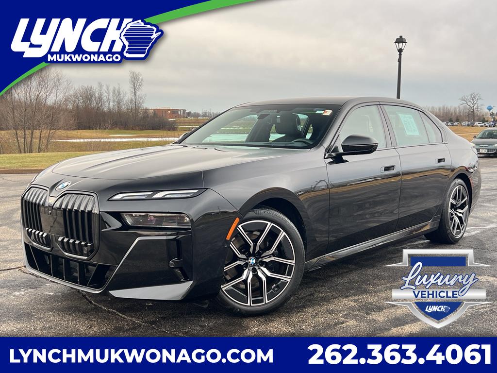 Black Sapphire Metallic 2023 BMW 7 Series 760i xDrive AWD Sedan All-Wheel Drive 8-Speed Automatic