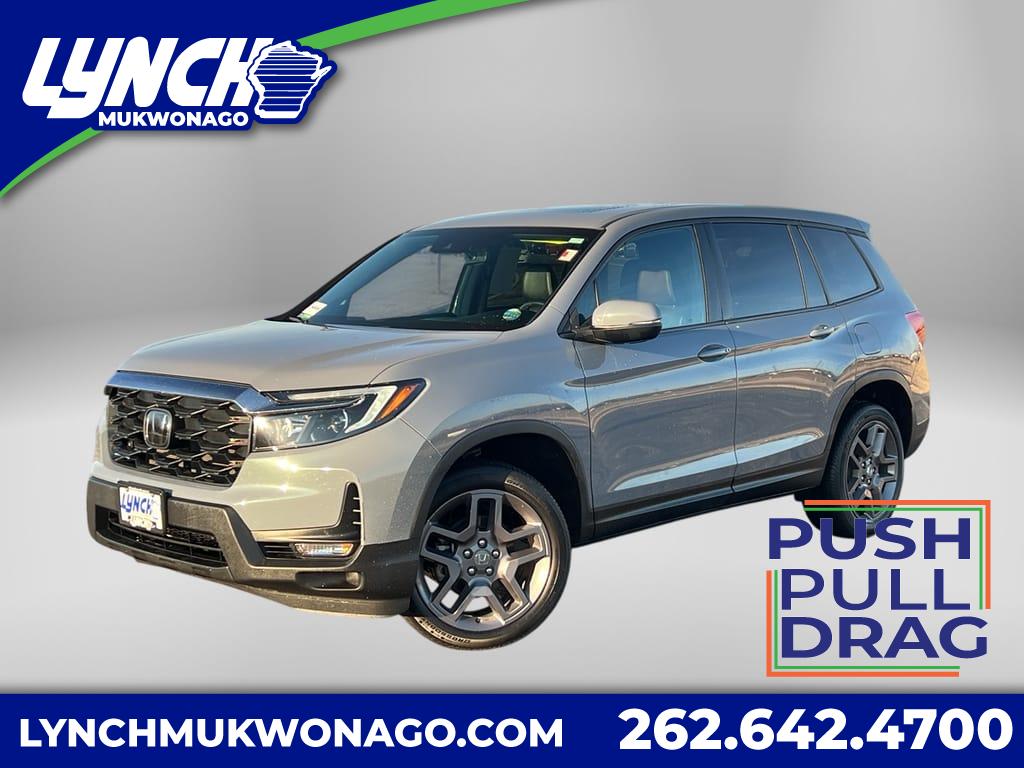 Sonic Gray Pearl 2022 Honda Passport EX-L AWD SUV / Crossover All-Wheel Drive Automatic
