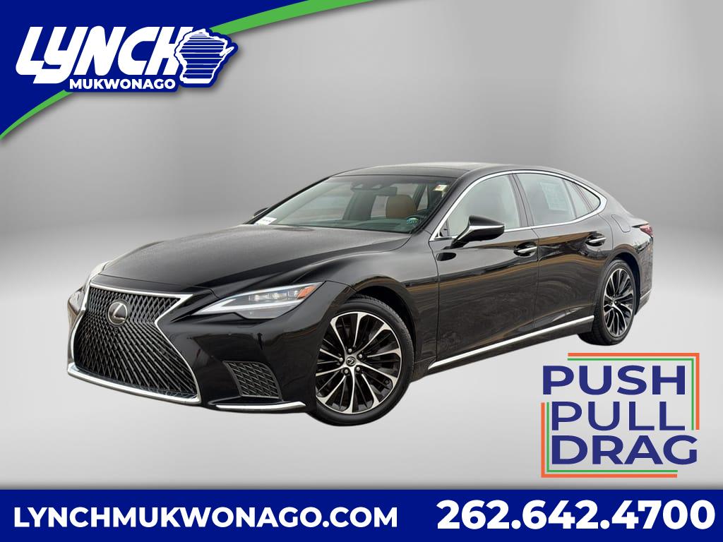 Black (Obsidian) 2023 Lexus LS 500 AWD Sedan All-Wheel Drive Automatic
