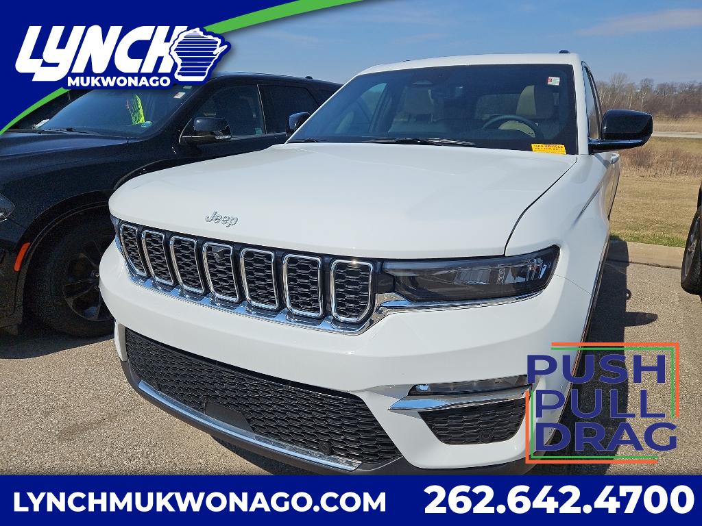 Bright White Clearcoat 2025 Jeep Grand Cherokee Limited 4WD SUV / Crossover Four-Wheel Drive Automatic