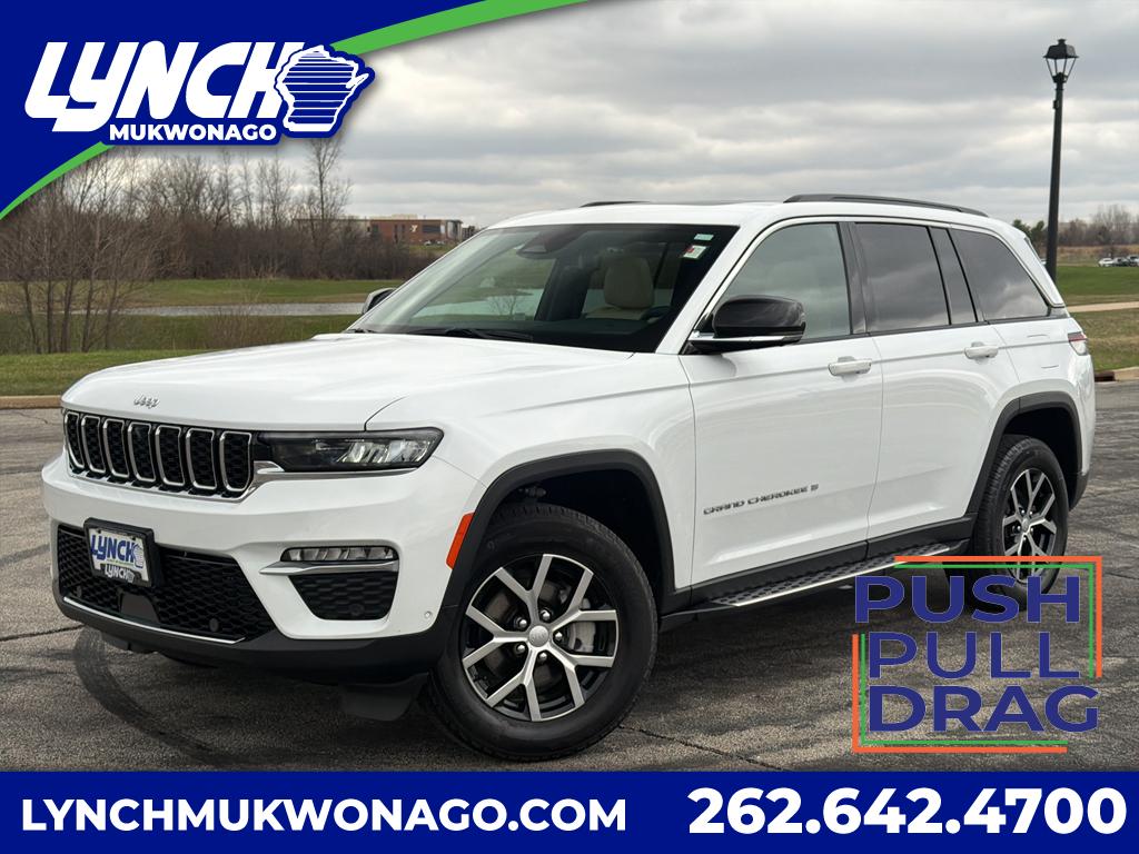 Bright White Clearcoat 2025 Jeep Grand Cherokee Limited 4WD SUV / Crossover Four-Wheel Drive Automatic