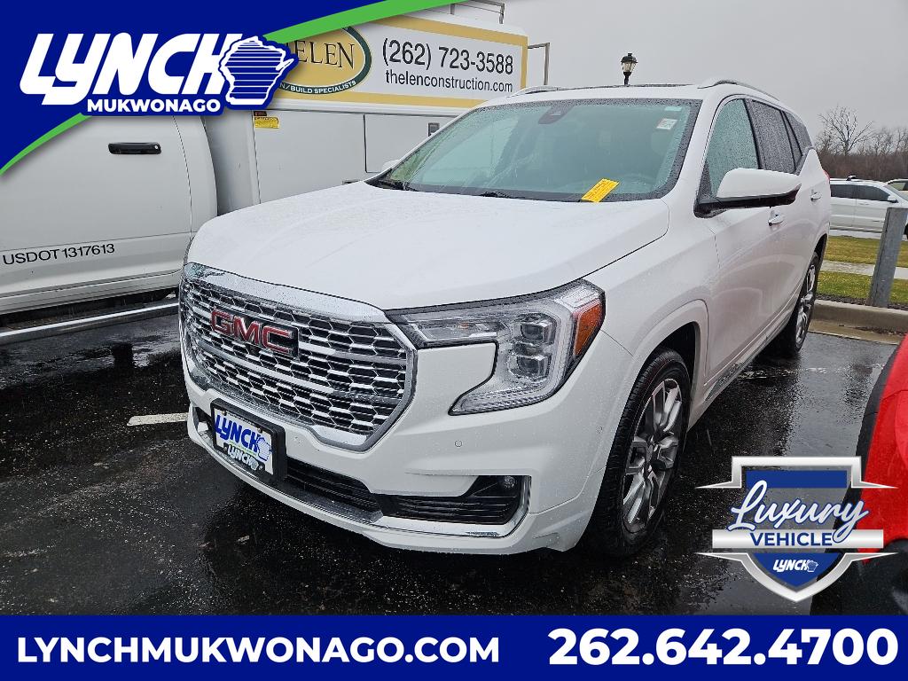 Summit White 2023 GMC Terrain Denali AWD SUV / Crossover All-Wheel Drive Automatic