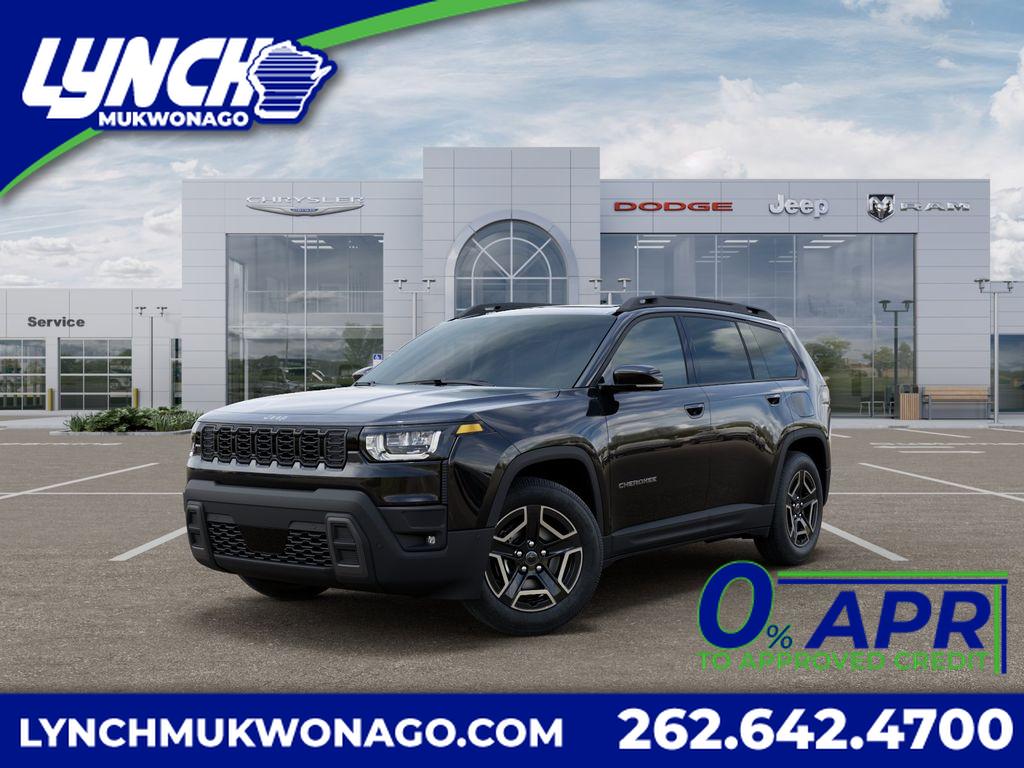 Diamond Black Crystal Pearlcoat 2026 Jeep Cherokee Limited 4WD SUV / Crossover Four-Wheel Drive Continuously Variable Transmission
