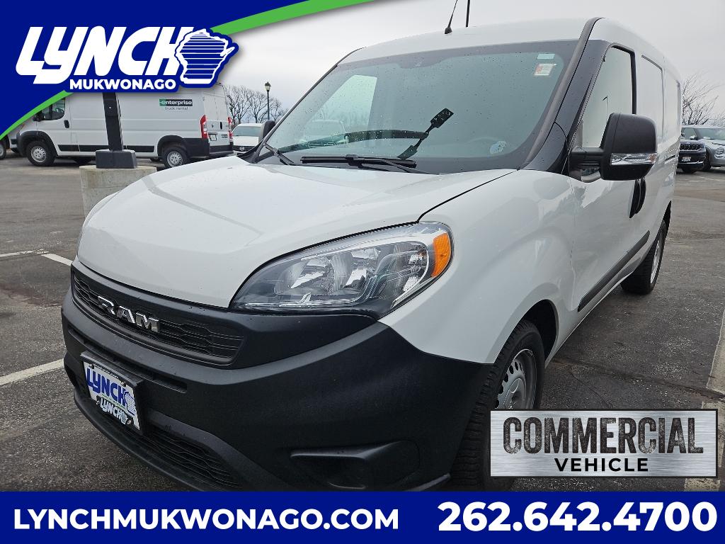 BRIGHT WHITE 2021 RAM ProMaster City Tradesman Cargo Van FWD Van Front-Wheel Drive Automatic