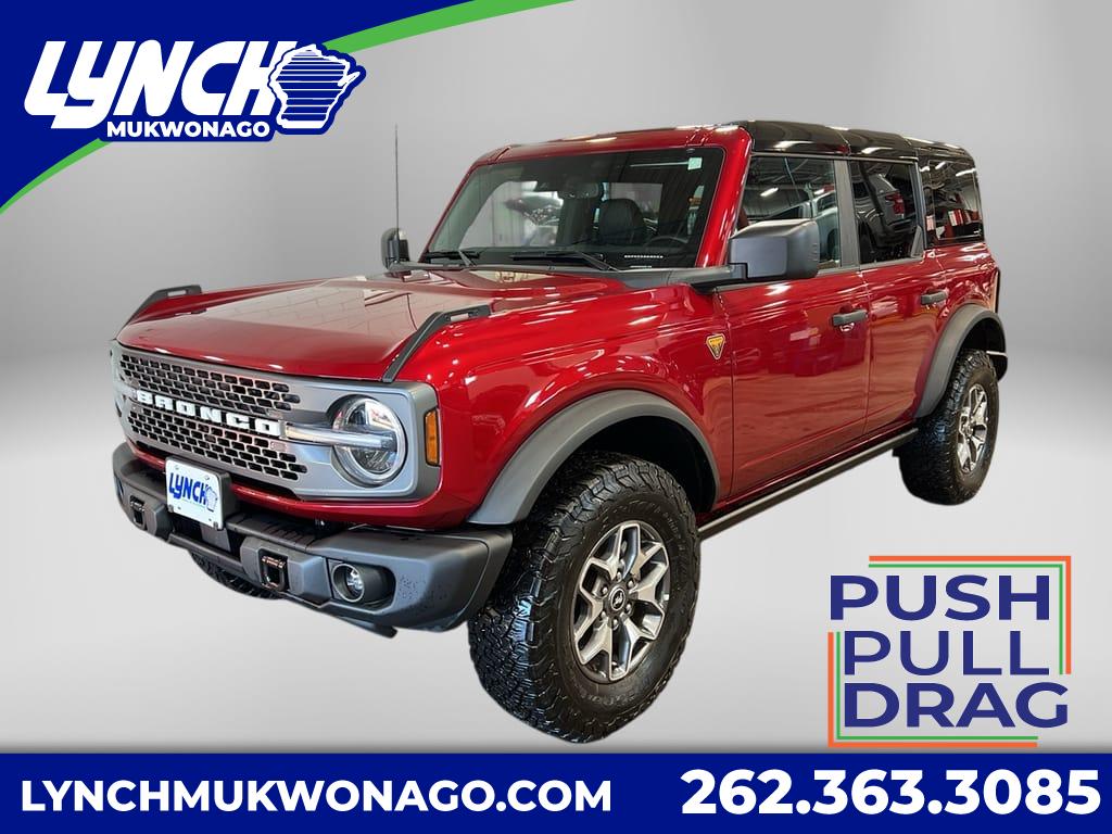 Ruby Red Metallic Tinted Clearcoat 2025 Ford Bronco Badlands 4-Door 4WD SUV / Crossover Four-Wheel Drive Automatic