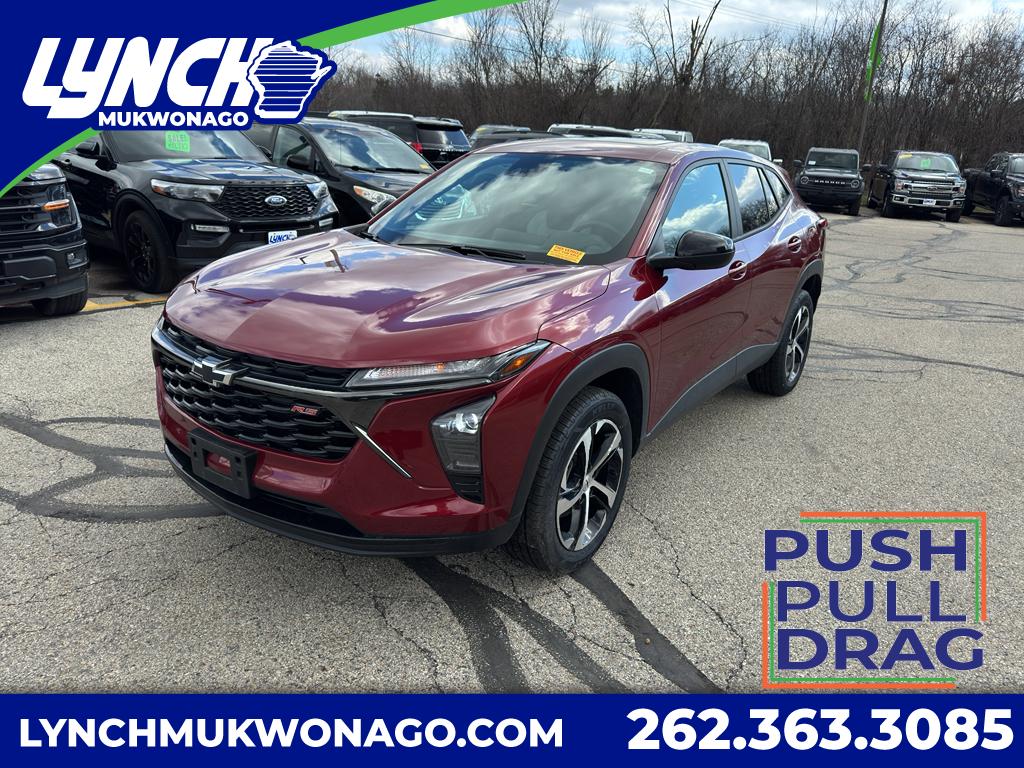 Red (Crimson Metallic) 2024 Chevrolet Trax RS with 1RS FWD SUV / Crossover Front-Wheel Drive 6-Speed Automatic