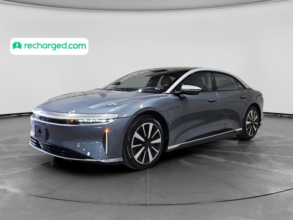 Fathom Blue Metallic 2024 Lucid Air Grand Touring AWD Sedan All-Wheel Drive Automatic
