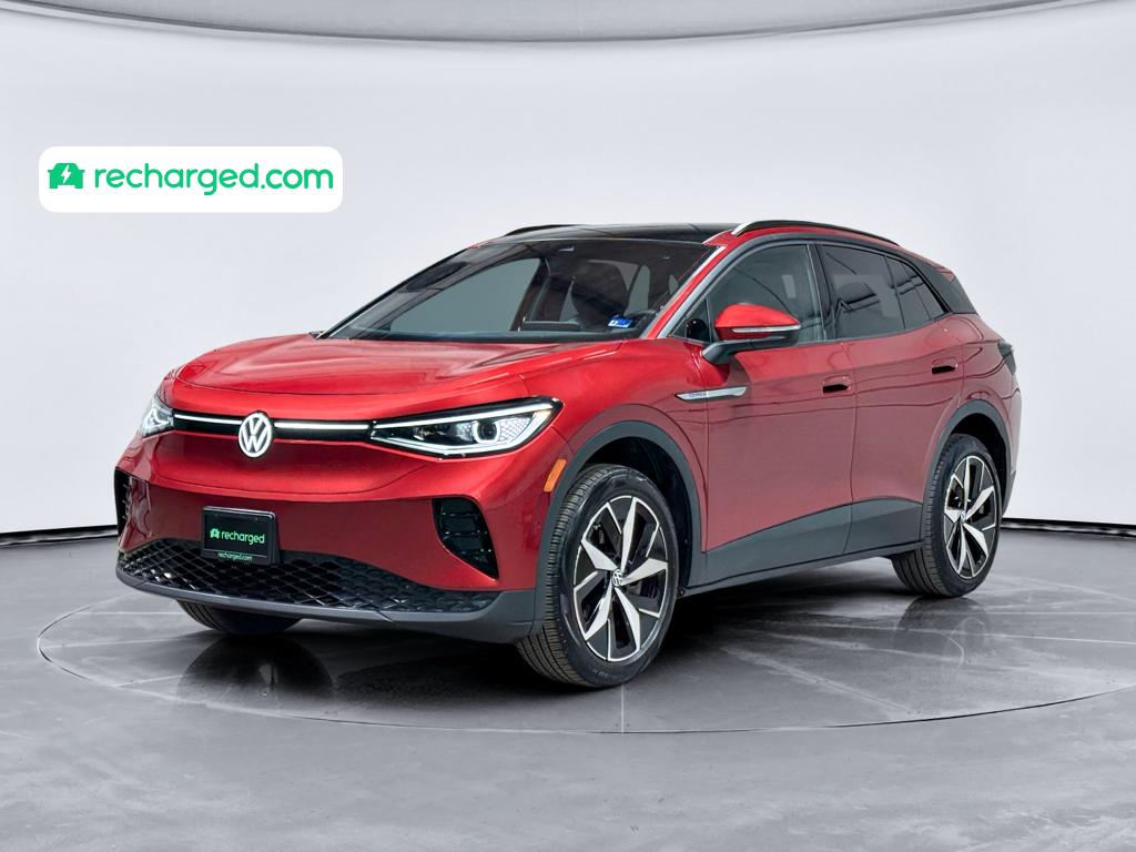 Aurora Red Metallic 2023 Volkswagen ID.4 Pro S AWD SUV / Crossover All-Wheel Drive Automatic