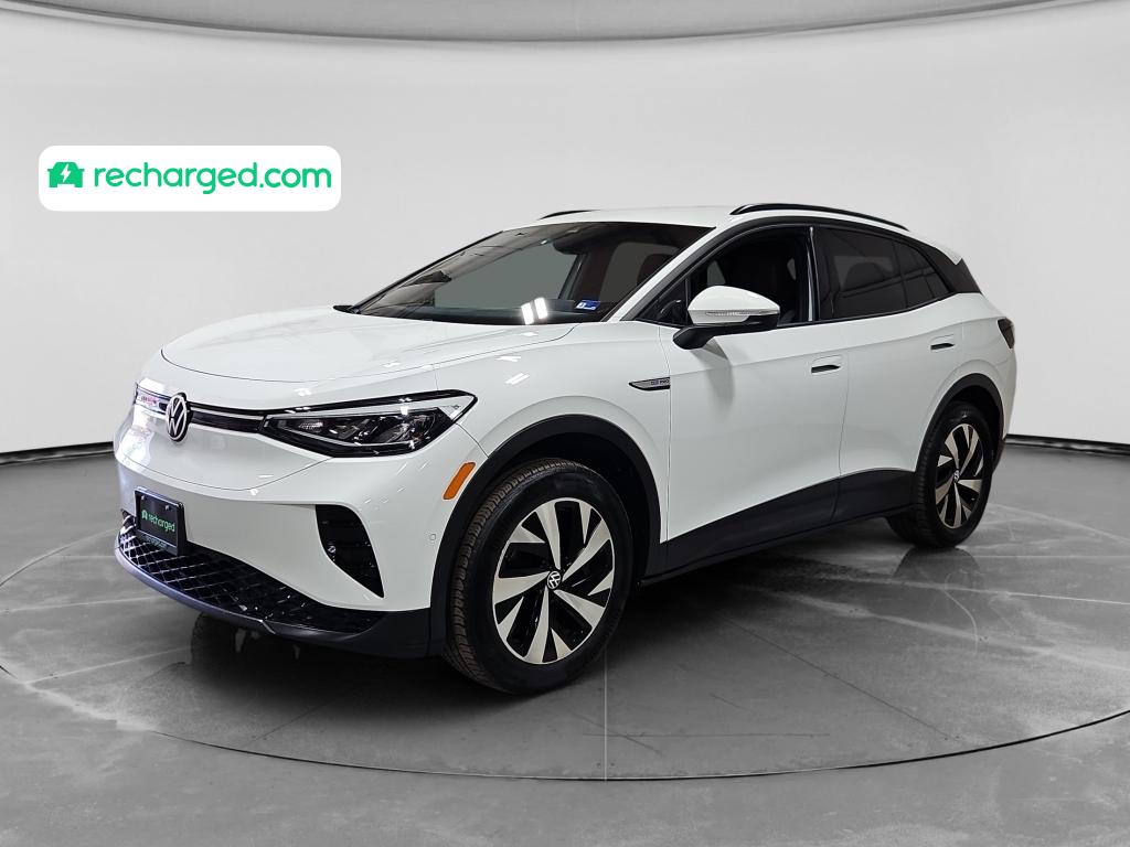 Pure White 2023 Volkswagen ID.4 Pro AWD SUV / Crossover All-Wheel Drive Automatic