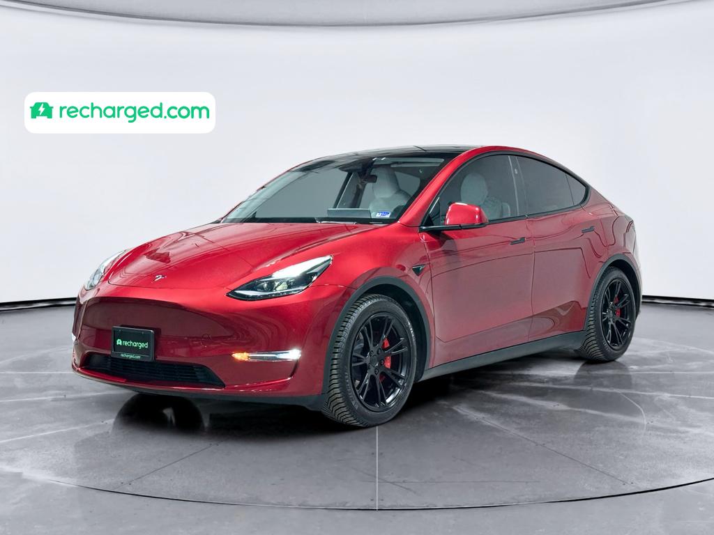 Ultra Red 2024 Tesla Model Y Performance AWD SUV / Crossover All-Wheel Drive Automatic