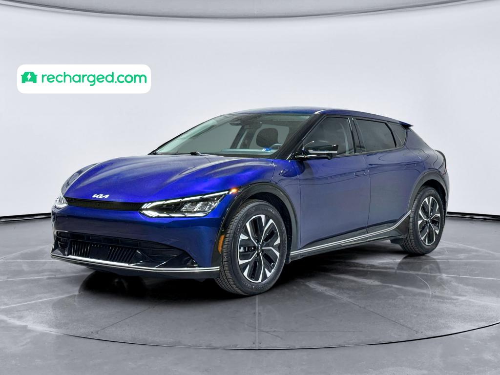Yacht Blue 2023 Kia EV6 Wind AWD SUV / Crossover All-Wheel Drive Automatic