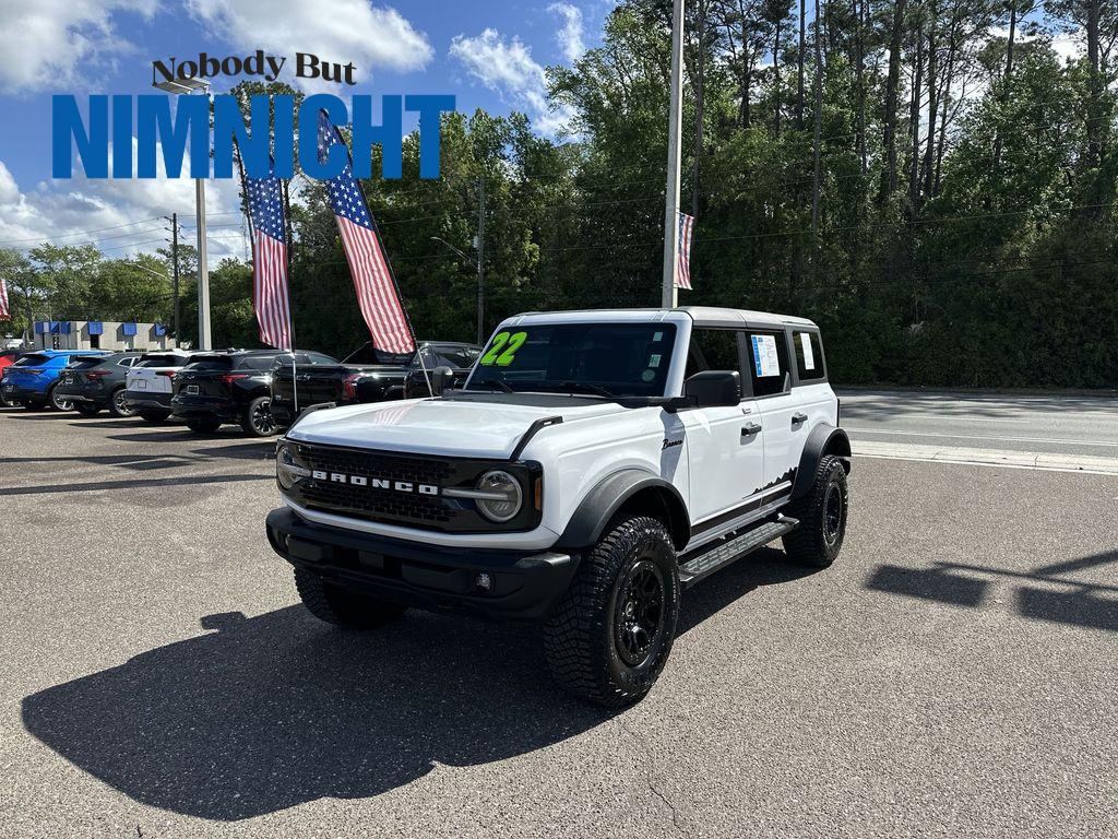 Oxford White 2022 Ford Bronco Wildtrak Advanced 4-Door 4WD SUV / Crossover Four-Wheel Drive 10-Speed Automatic