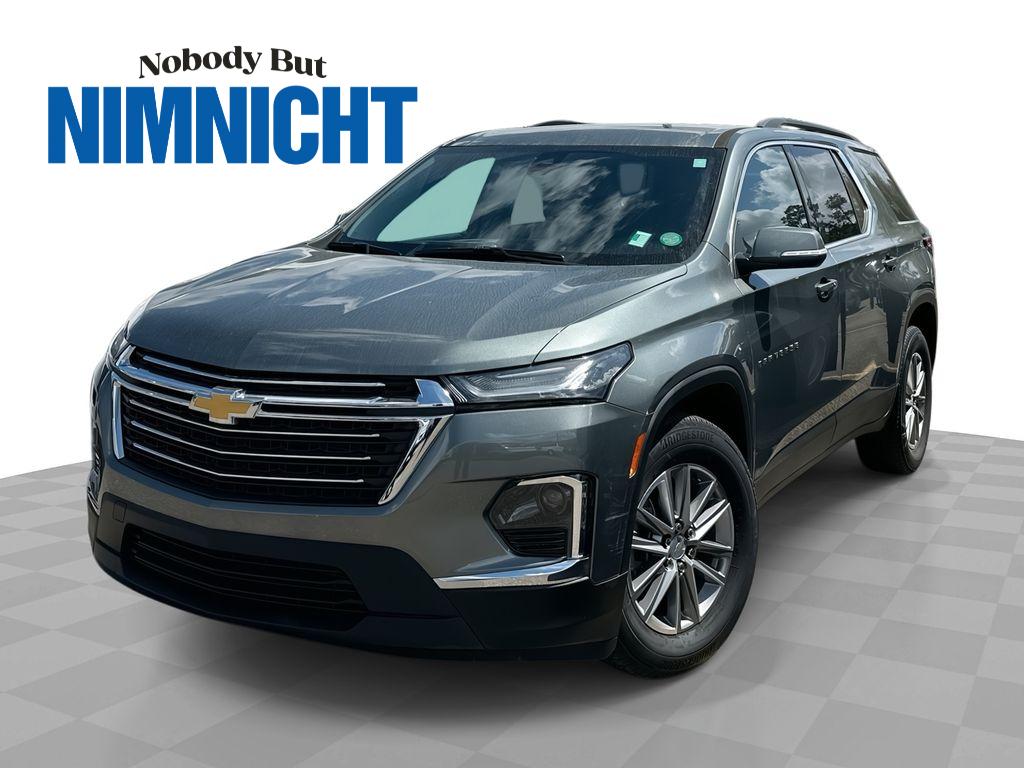 Silver Sage Metallic 2023 Chevrolet Traverse LT Cloth FWD SUV / Crossover Front-Wheel Drive 9-Speed Automatic
