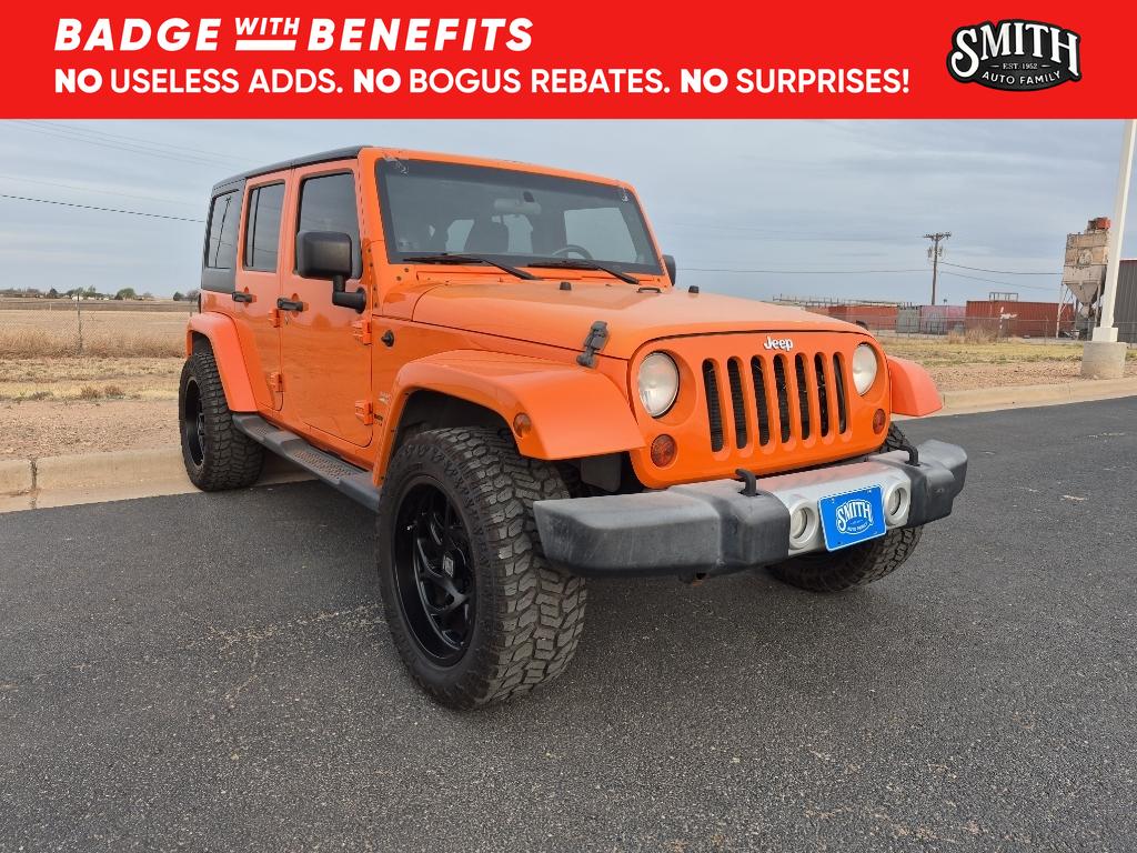 2012 Jeep Wrangler Unlimited Sahara 4WD SUV / Crossover Four-Wheel Drive 5-Speed Automatic