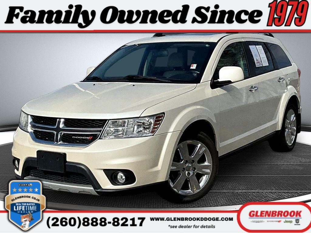 Pearl White Tri-Coat 2013 Dodge Journey Crew AWD SUV / Crossover All-Wheel Drive 6-Speed Automatic