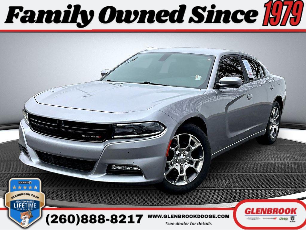 Billet Silver Metallic Clearcoat 2015 Dodge Charger SXT AWD Sedan All-Wheel Drive 8-Speed Automatic