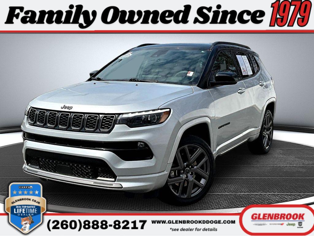 Silver Zynith Metallic Clearcoat 2025 Jeep Compass Limited 4WD SUV / Crossover Four-Wheel Drive 8-Speed Automatic