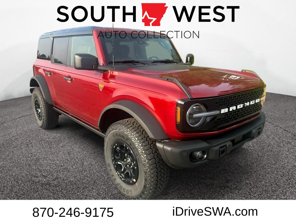 Ruby Red Metallic Tinted Clearcoat 2026 Ford Bronco Badlands 4-Door 4WD SUV / Crossover Four-Wheel Drive 7-Speed Manual