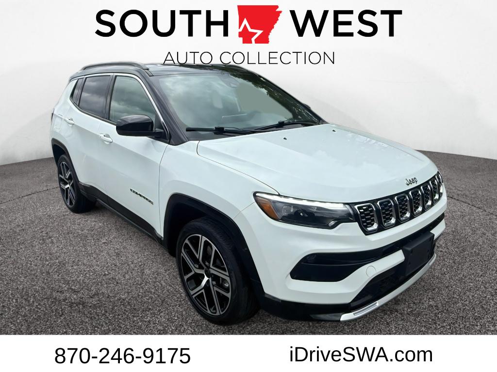 Bright White Clearcoat 2025 Jeep Compass Limited 4WD SUV / Crossover Four-Wheel Drive 8-Speed Automatic