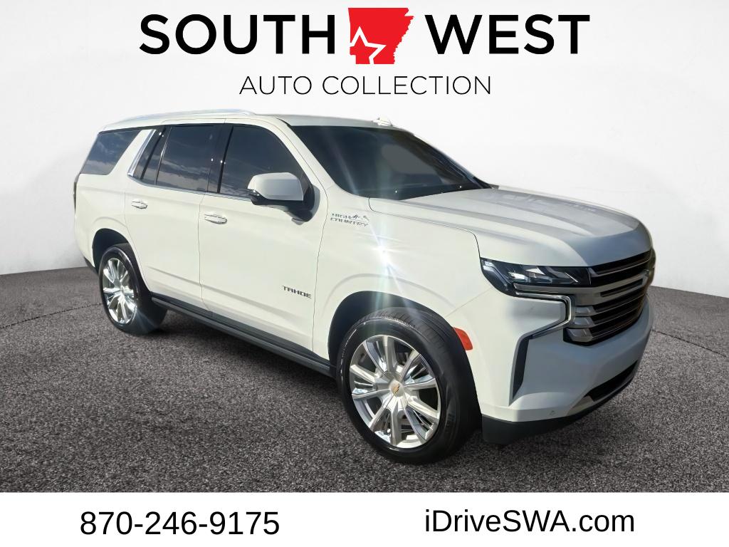 Summit White 2022 Chevrolet Tahoe High Country 4WD SUV / Crossover Four-Wheel Drive Automatic