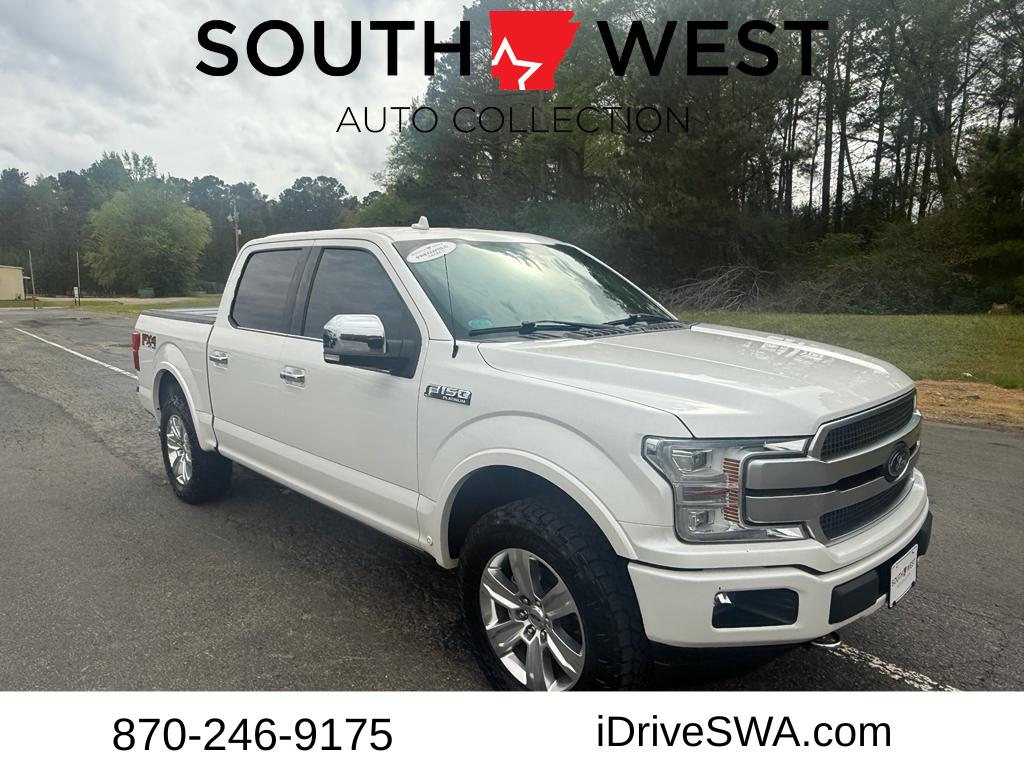 WHITE PLATINUM METALLIC TC 2019 Ford F-150 Platinum SuperCrew 4WD Pickup Truck Four-Wheel Drive Automatic