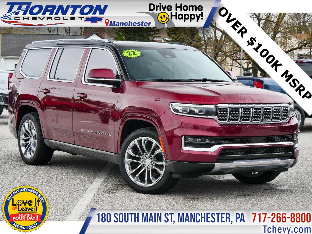 Velvet Red Pearlcoat 2022 Jeep Grand Wagoneer Series II 4WD SUV / Crossover Four-Wheel Drive 8-Speed Automatic