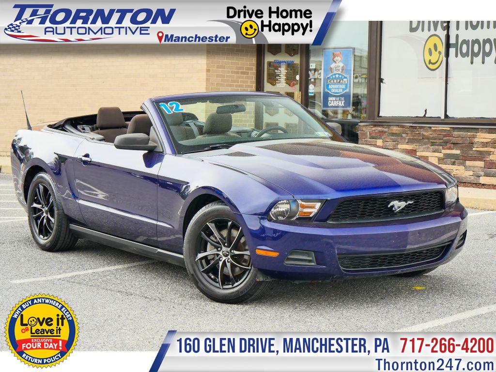 Kona Blue Metallic 2012 Ford Mustang V6 Convertible RWD Convertible Rear-Wheel Drive 6-Speed Automatic