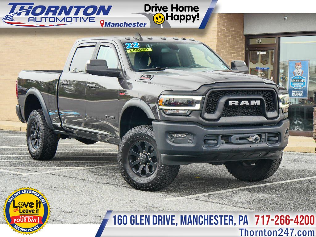 Gray (Granite Crystal Metallic Clearcoat) 2022 RAM 2500 Power Wagon Crew Cab 4WD Pickup Truck Four-Wheel Drive 8-Speed Automatic