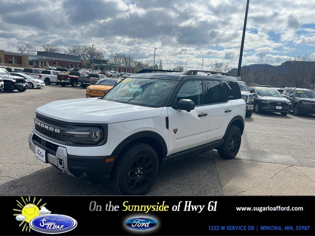 Oxford White 2025 Ford Bronco Sport Badlands AWD SUV / Crossover All-Wheel Drive 8-Speed Automatic