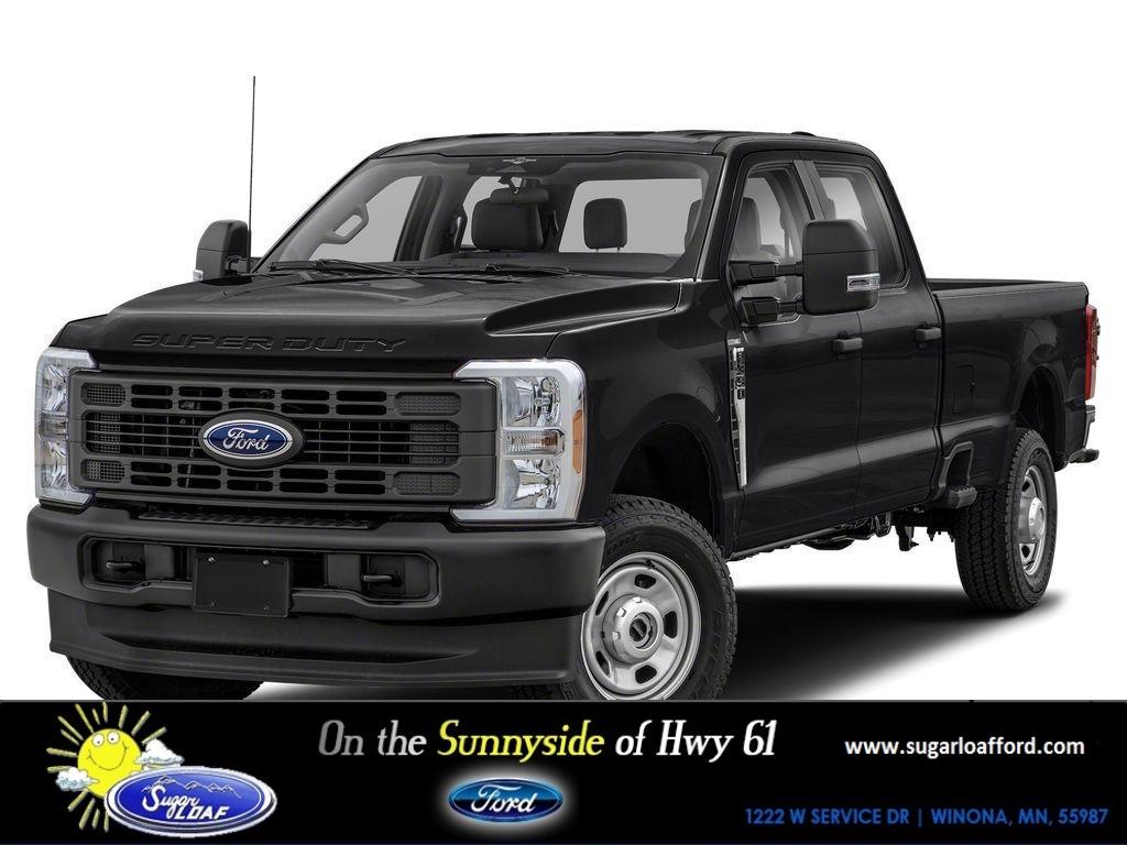 Agate Black Metallic 2023 Ford F-350 Super Duty Lariat Crew Cab 4WD Pickup Truck Four-Wheel Drive Automatic