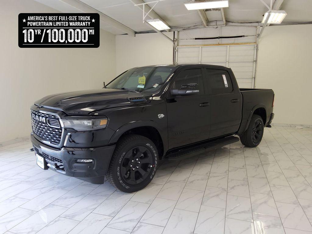 Diamond Black Crystal Pearlcoat 2026 RAM 1500 Lone Star Crew Cab 4WD Pickup Truck Four-Wheel Drive 8-Speed Automatic