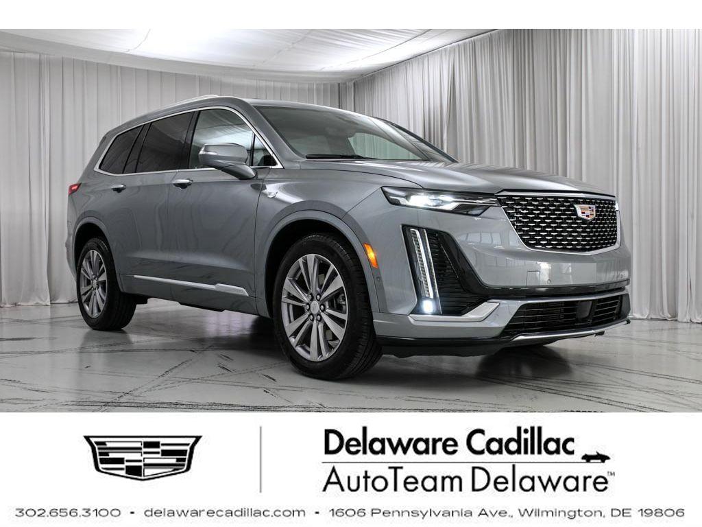 Argent Silver Metallic 2023 Cadillac XT6 Premium Luxury AWD SUV / Crossover Four-Wheel Drive 9-Speed Automatic