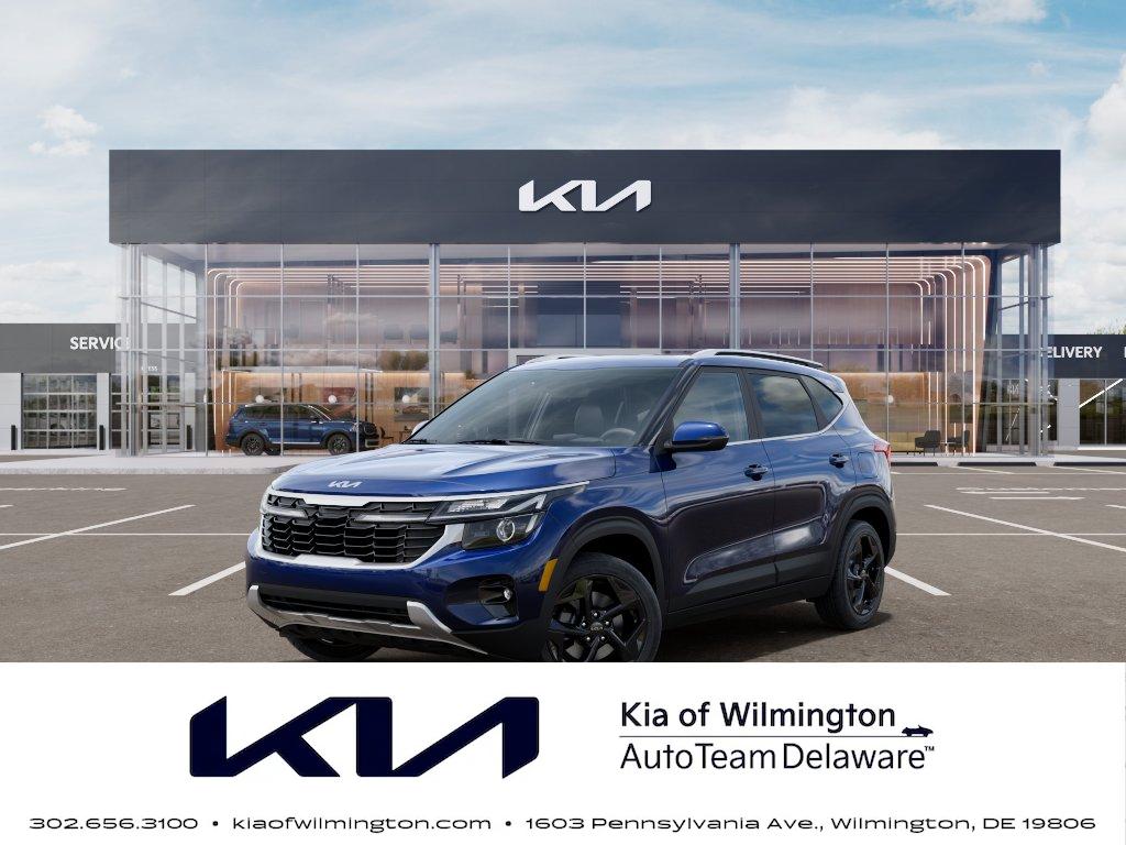 Dark Ocean Blue 2026 Kia Seltos EX AWD SUV / Crossover All-Wheel Drive Continuously Variable Transmission