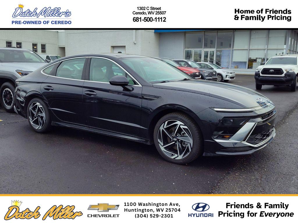 Carbon Blue 2024 Hyundai Sonata SEL FWD Sedan Front-Wheel Drive 8-Speed Automatic