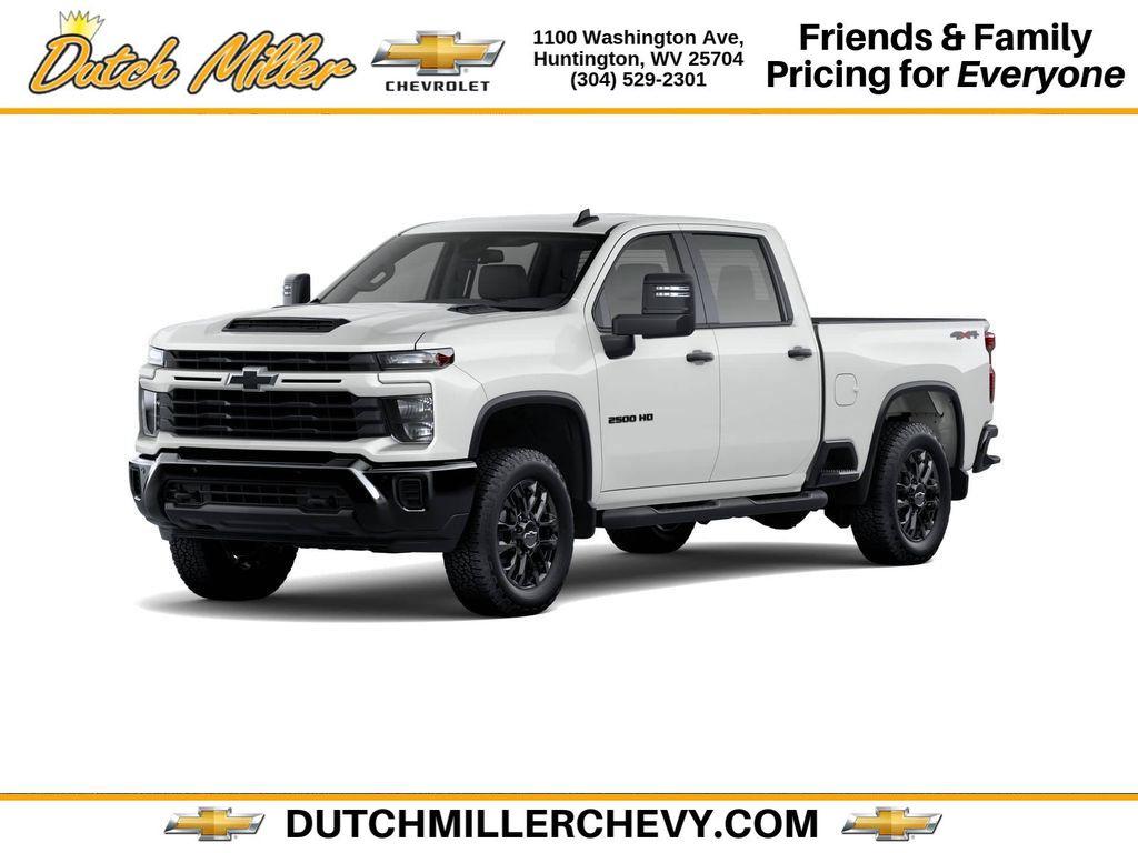SUMMIT WHITE 2026 Chevrolet Silverado 2500HD Custom Crew Cab 4WD Pickup Truck Four-Wheel Drive Automatic