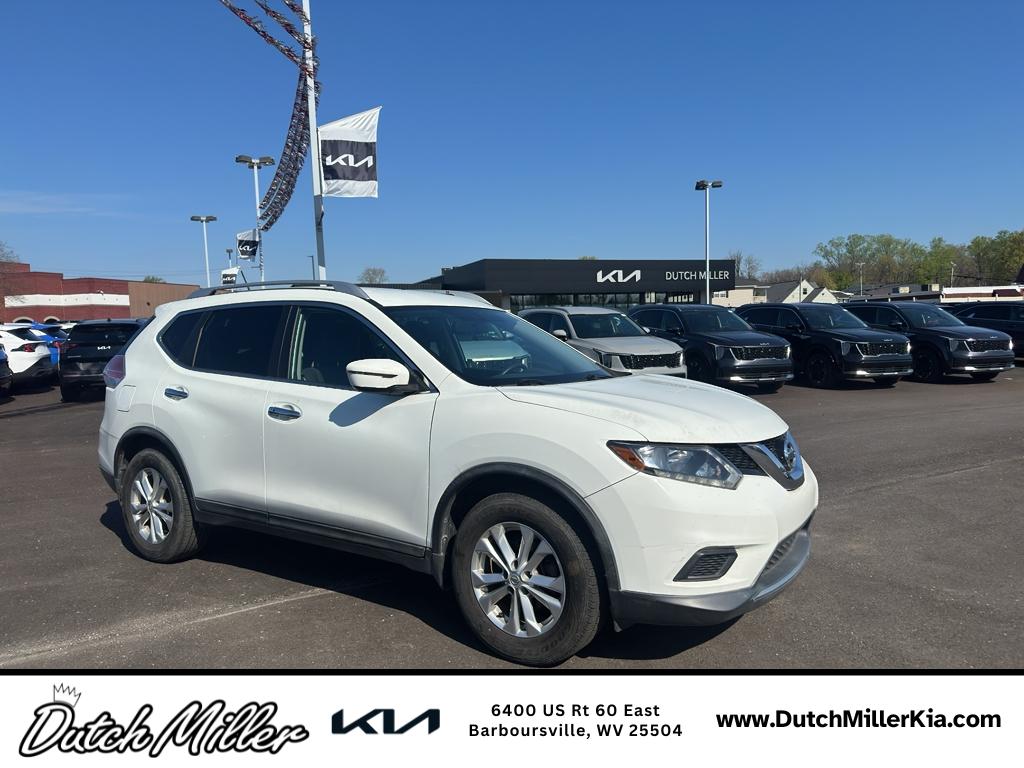Glacier White 2016 Nissan Rogue SV AWD SUV / Crossover All-Wheel Drive Continuously Variable Transmission