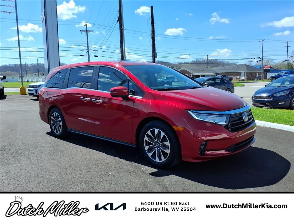 Radiant Red Metallic II 2024 Honda Odyssey EX-L FWD Minivan Front-Wheel Drive Automatic